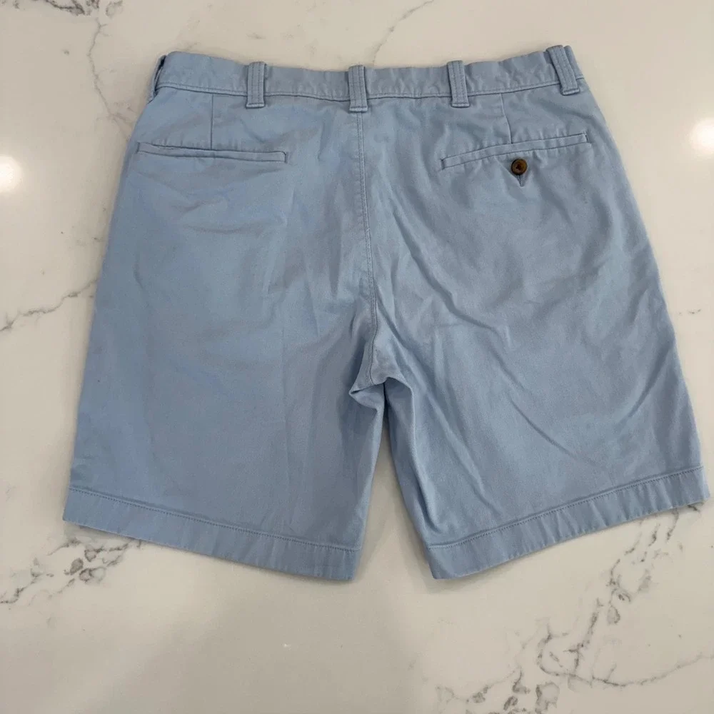 J.Crew Oxford Shorts Mens 33 Light Blue Summer Classic Fit‎ Casual Preppy
